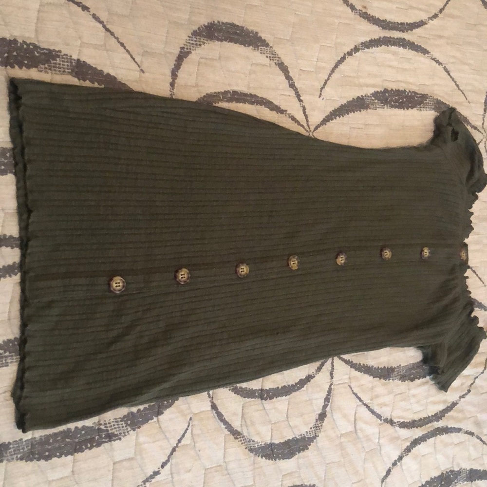 Off the shoulder fitted dress